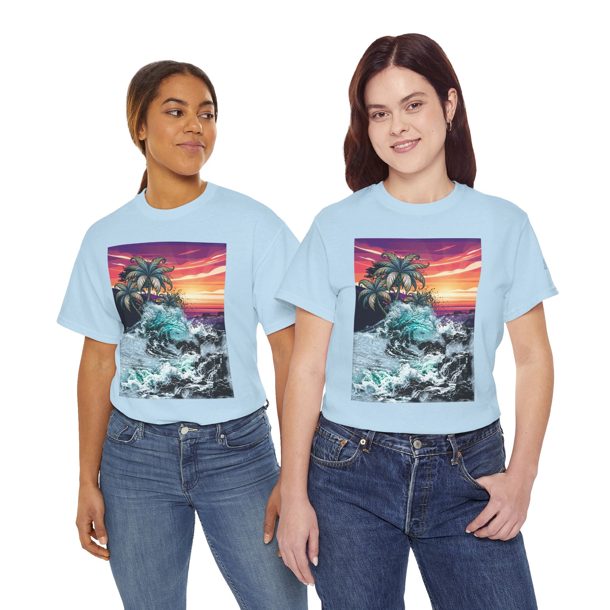 Beach Day Collage Tee
