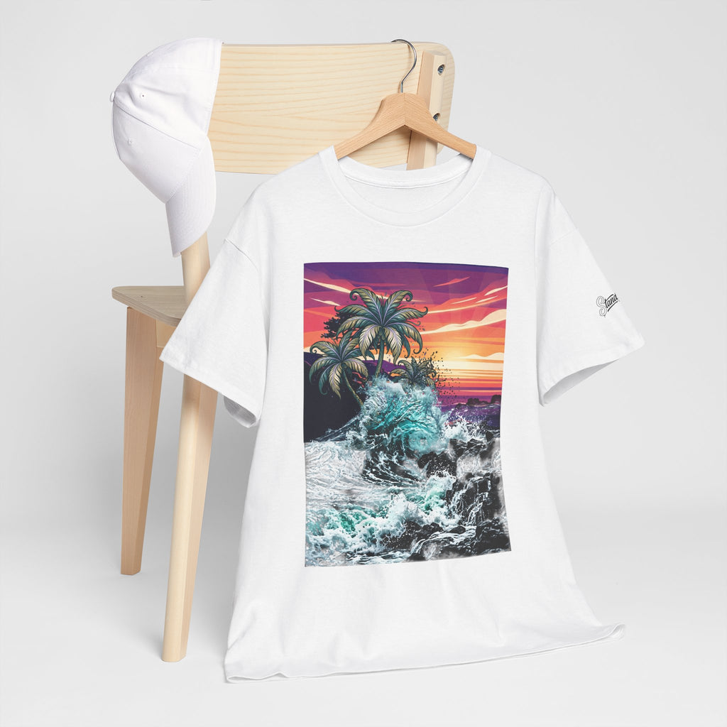 Beach Day Collage Tee