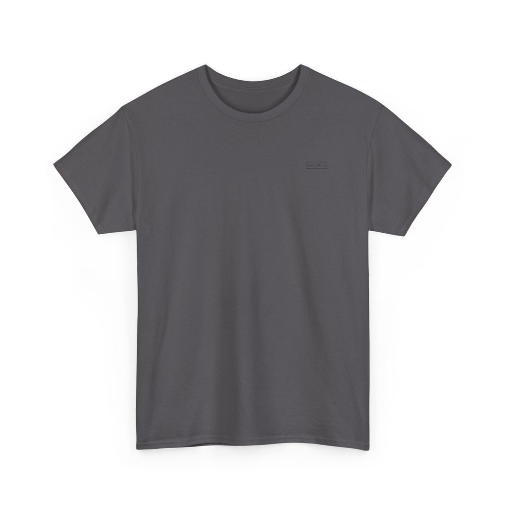 Doom Scroll Warning Tee (black logo)
