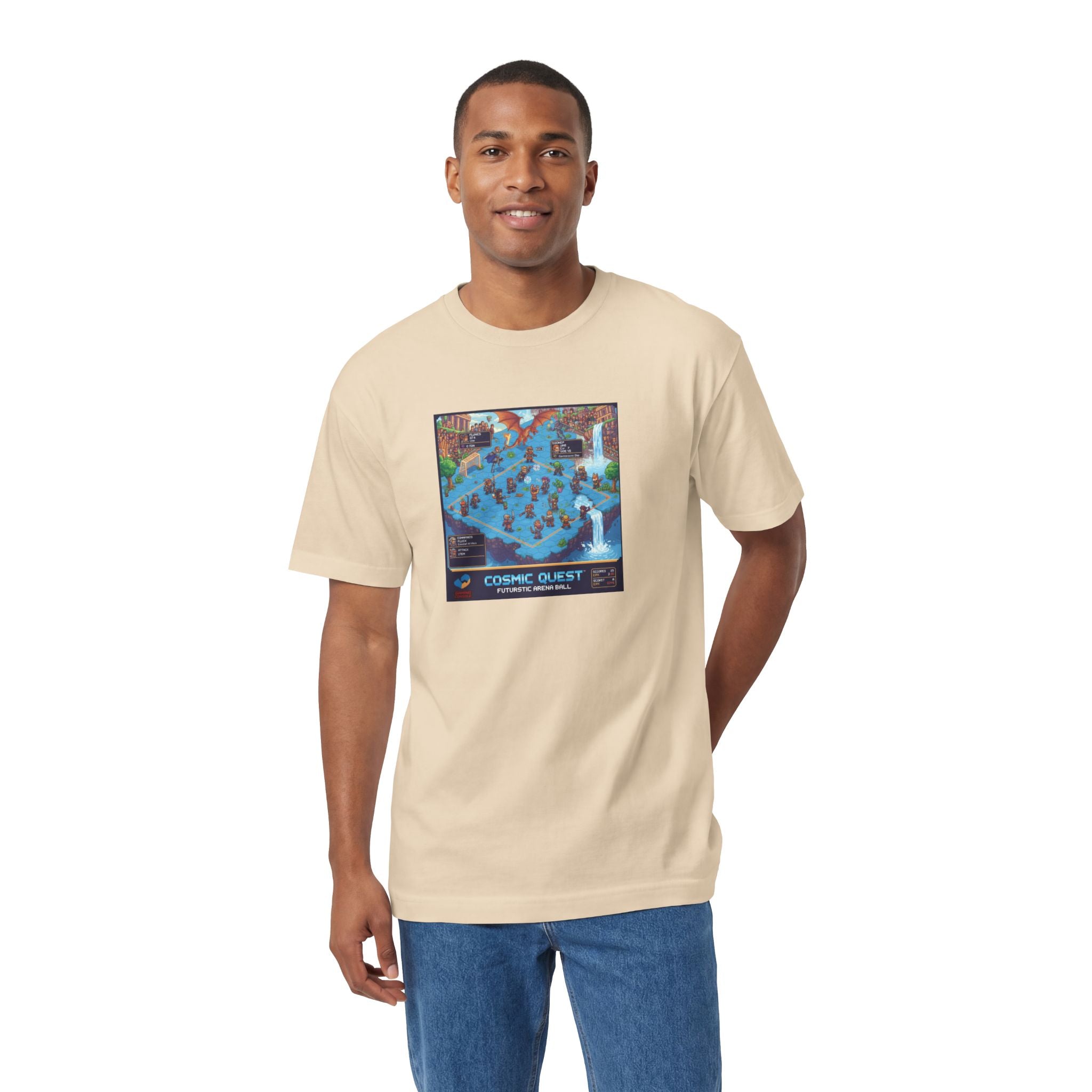 Cosmic Quest Arena Ball Crew Tee