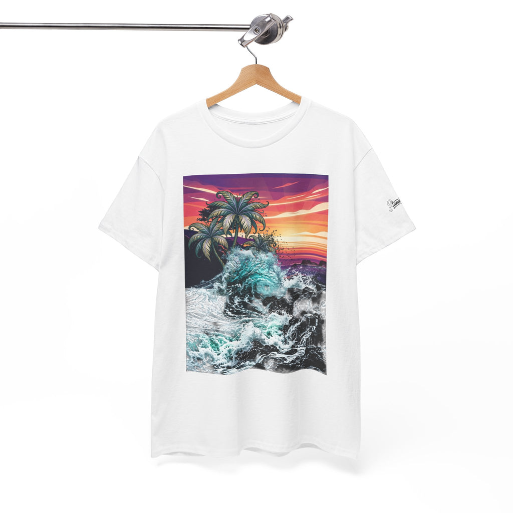 Beach Day Collage Tee