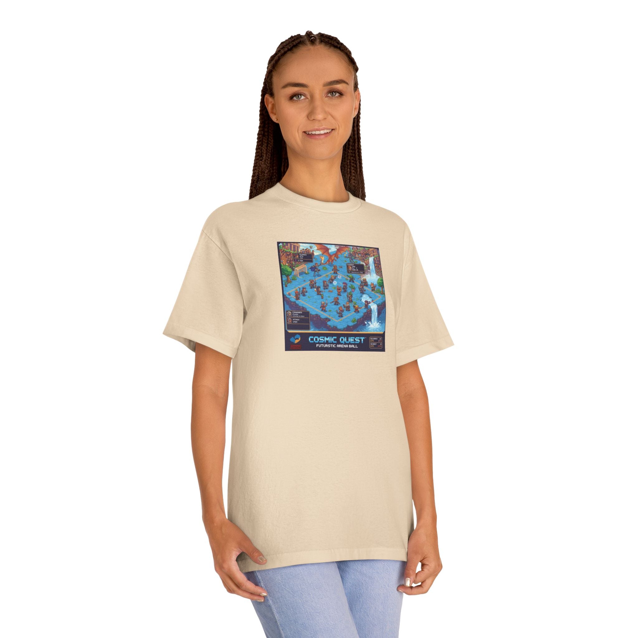 Cosmic Quest Arena Ball Crew Tee