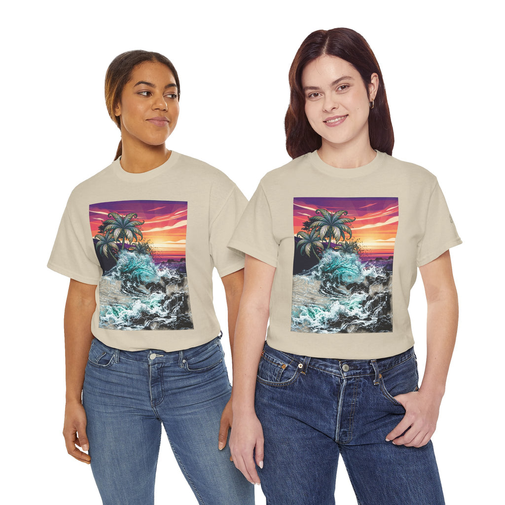 Beach Day Collage Tee