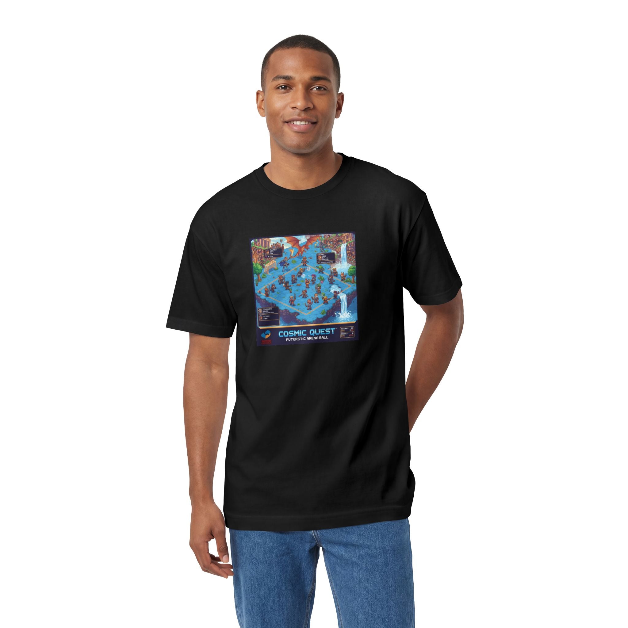 Cosmic Quest Arena Ball Crew Tee