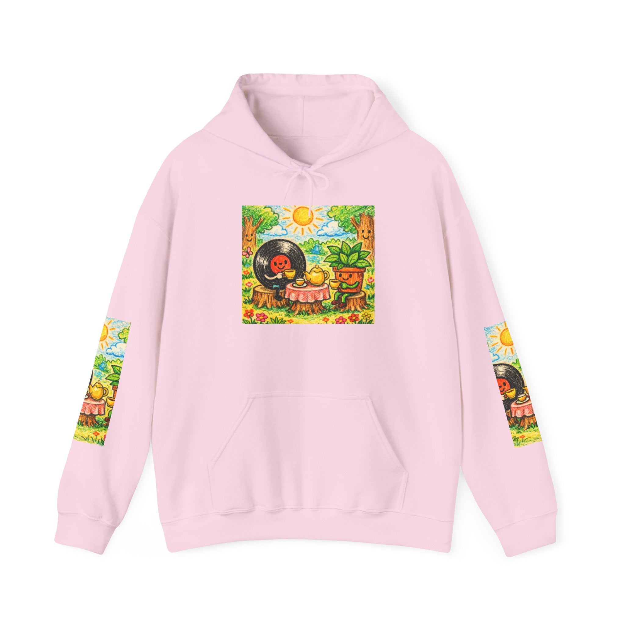 Vinyl and Plant Hoodie warm