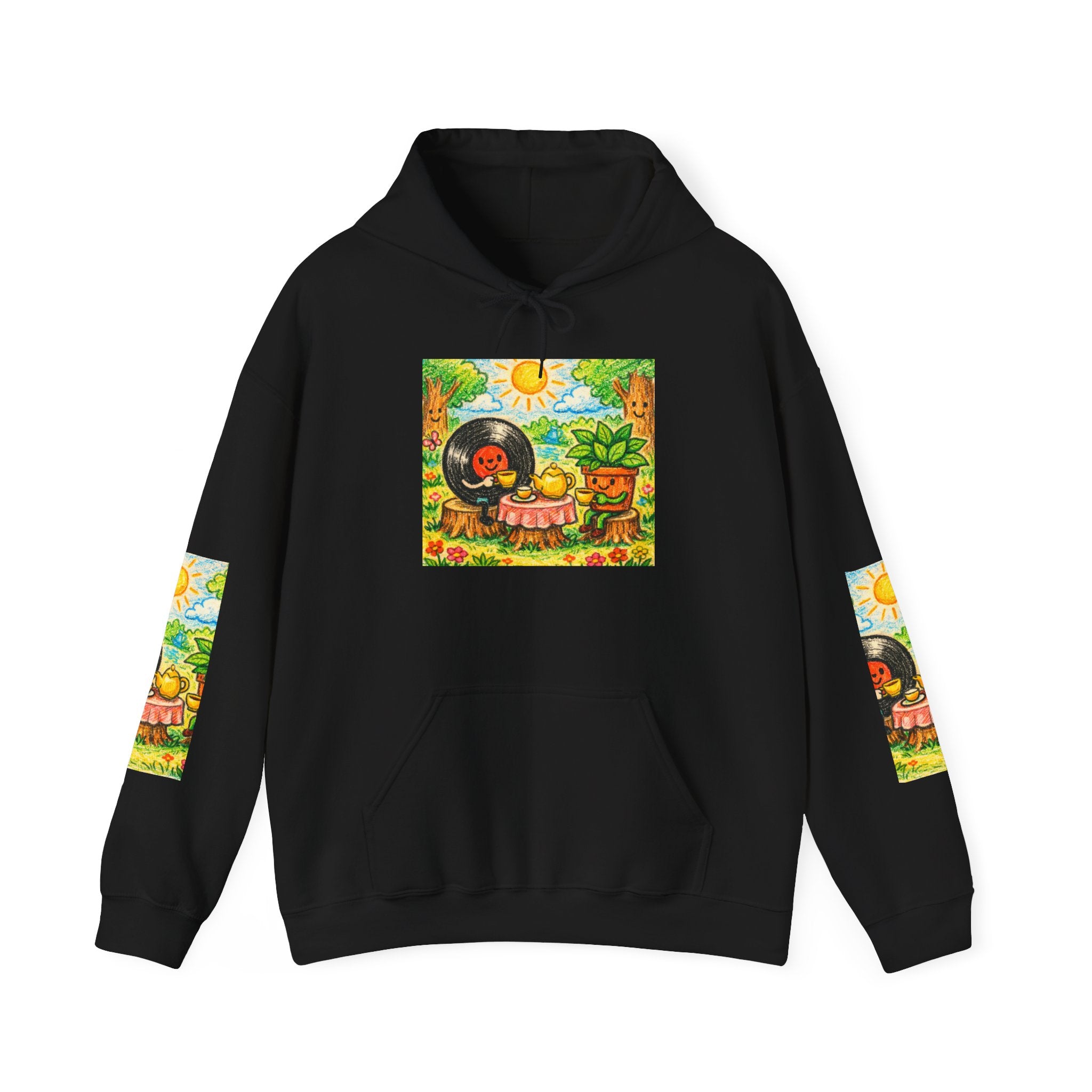 Vinyl and Plant Hoodie warm