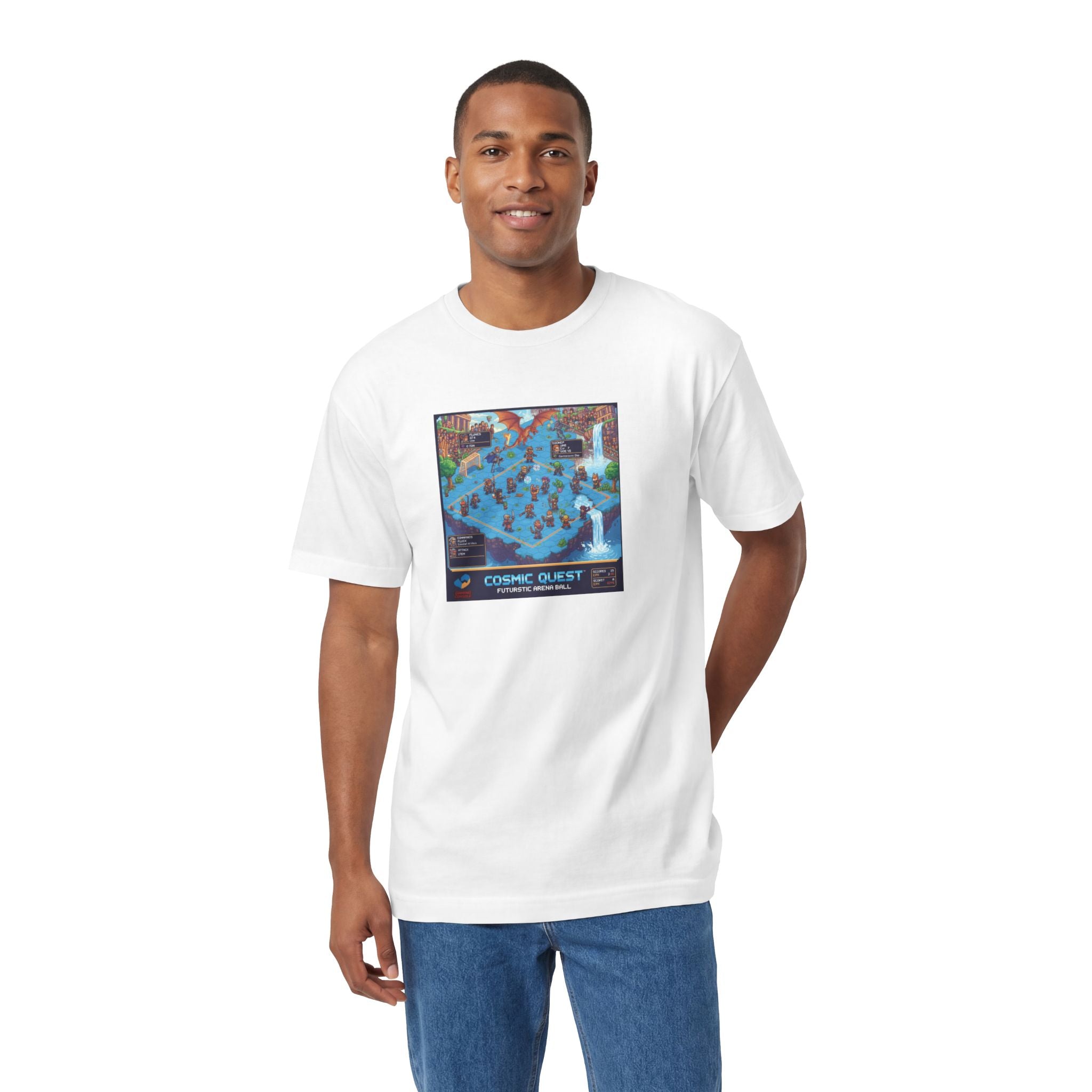 Cosmic Quest Arena Ball Crew Tee