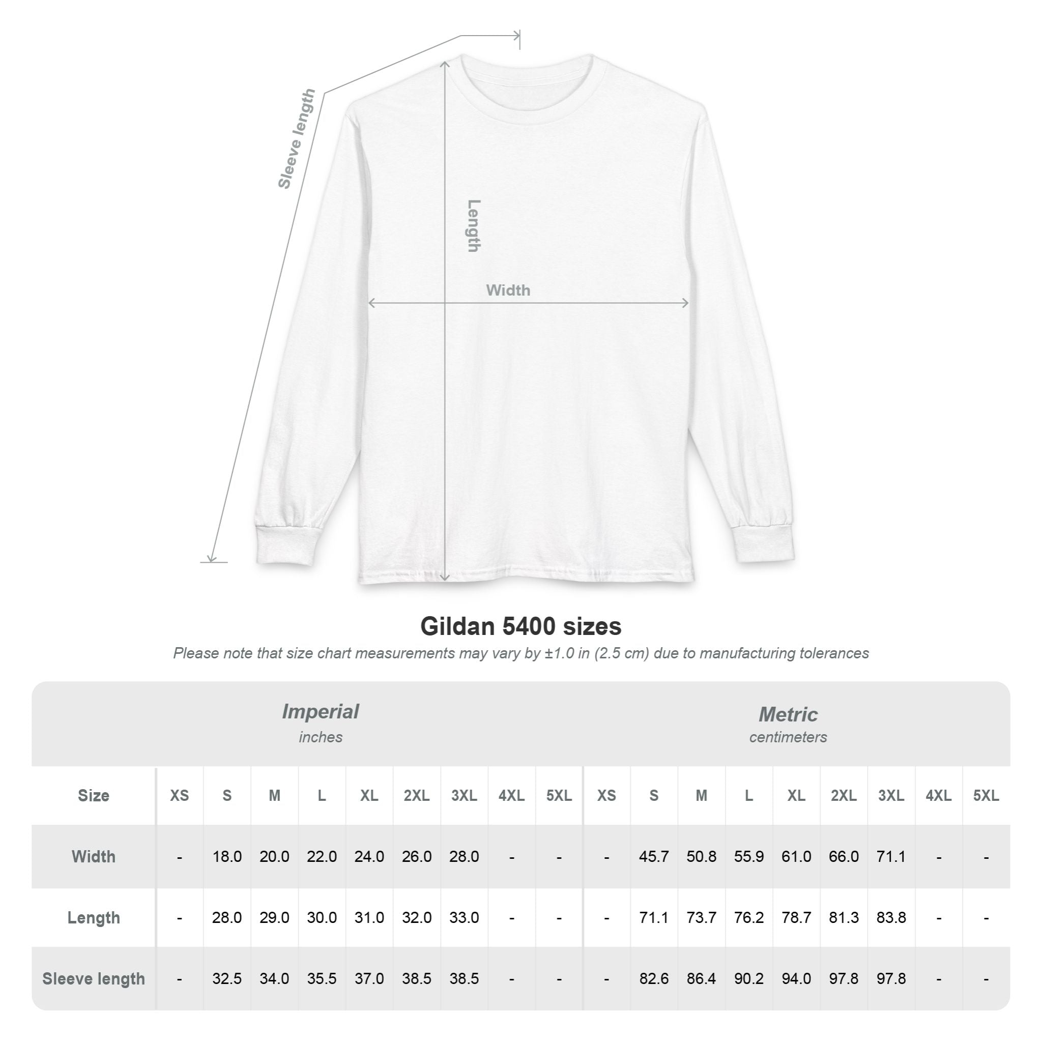 "All Terrain" Long Sleeve T-Shirt